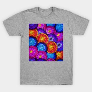 Orange, Berry & Grape Dahlias T-Shirt